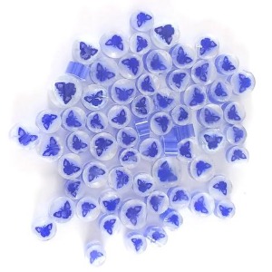 90 꽃봉 - 나비 (블루)